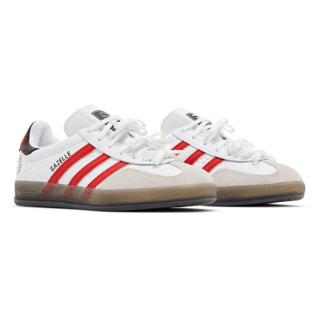 Tênis Adidas Hello Kitty x Gazelle Indoor 'Anniversary Cloud White Red'