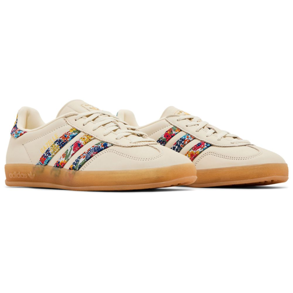 Tênis Adidas Gazelle Indoor 'Off White – Liberty London Floral'