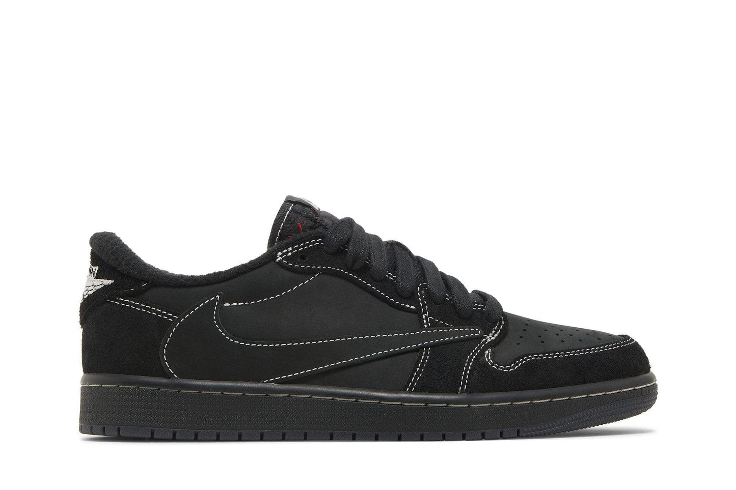 Tênis Travis Scott x Air Jordan 1 Low OG SP 'Black Phantom'