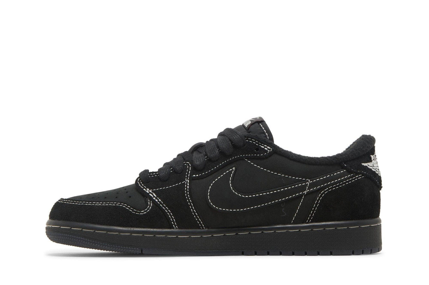 Tênis Travis Scott x Air Jordan 1 Low OG SP 'Black Phantom'