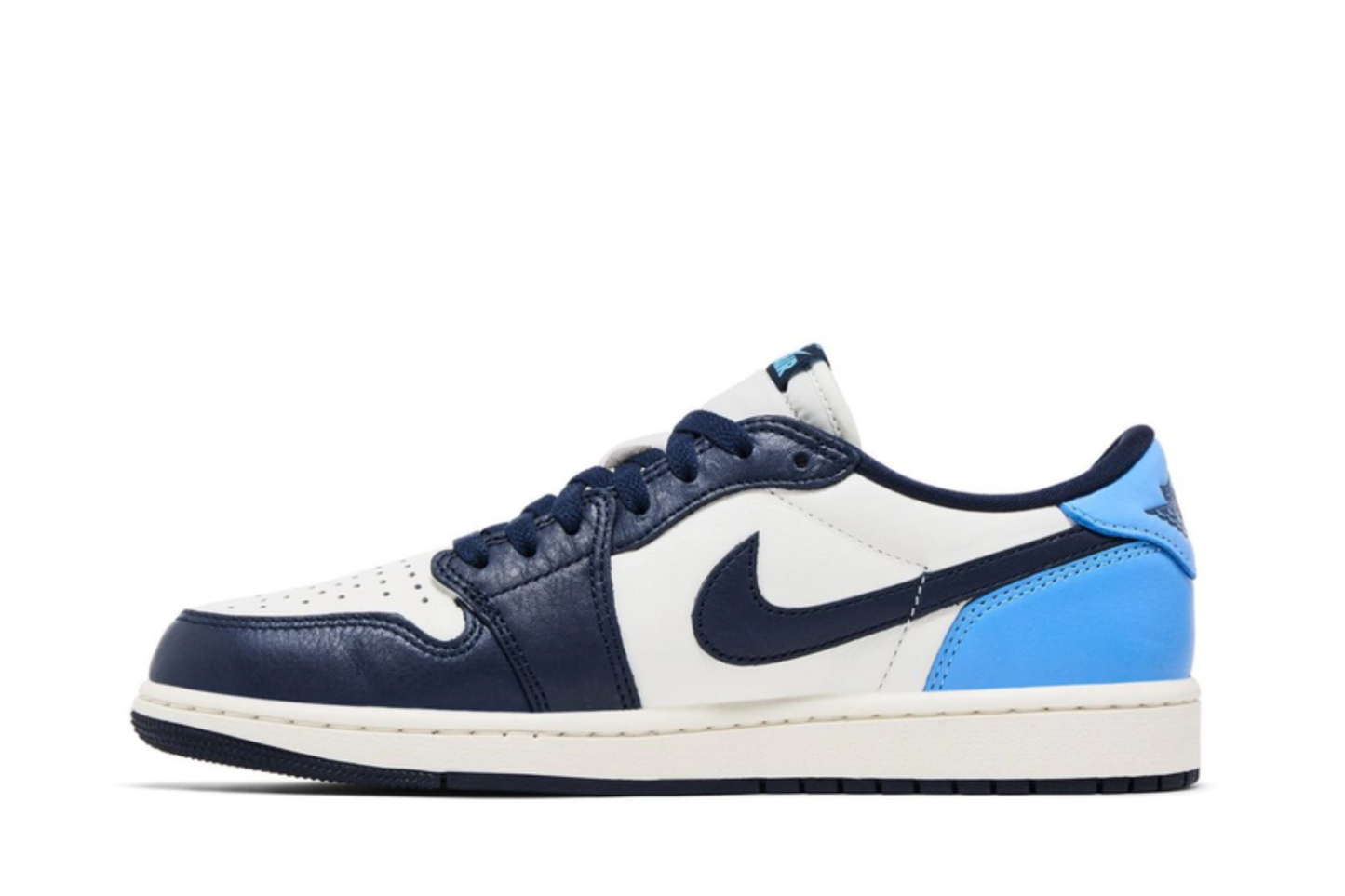Tênis Nike Air Jordan 1 Retro Low OG 'Obsidian UNC'