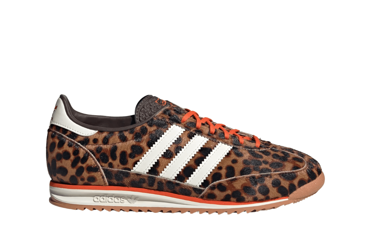 Tênis Adidas SL 72 OG Leopard Print Laranja