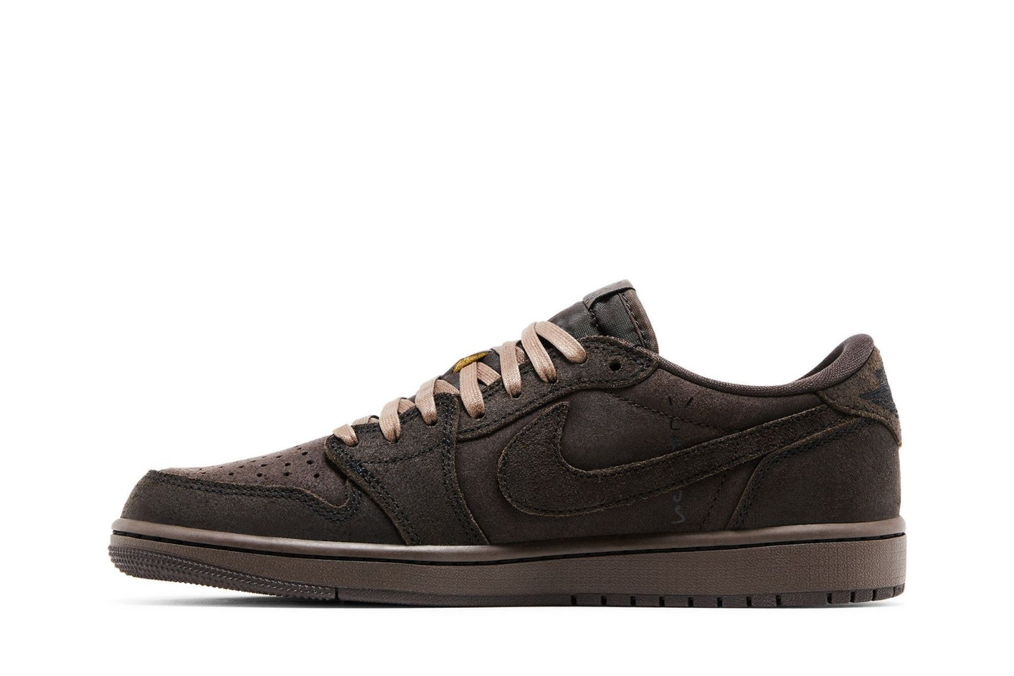 Tênis Nike Travis Scott X Air Jordan 1 Low Og Sp 'Velvet Brown'