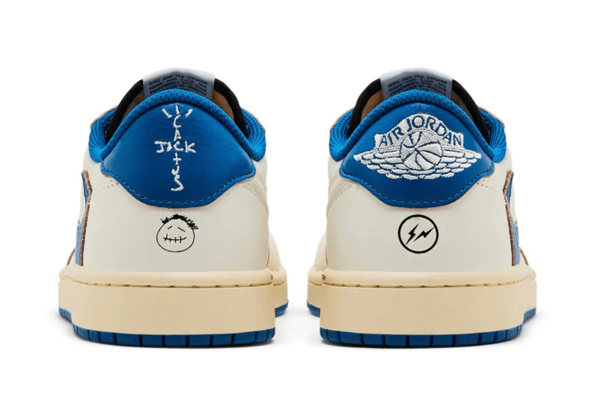 Tênis Nike Travis Scott x Fragment Design x Air Jordan 1 Low